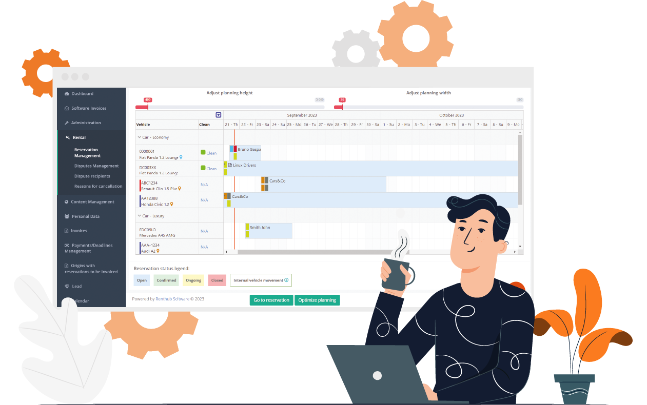 Comunicaciones Hospedajes Automáticas para Software de Alquiler de Vehículos