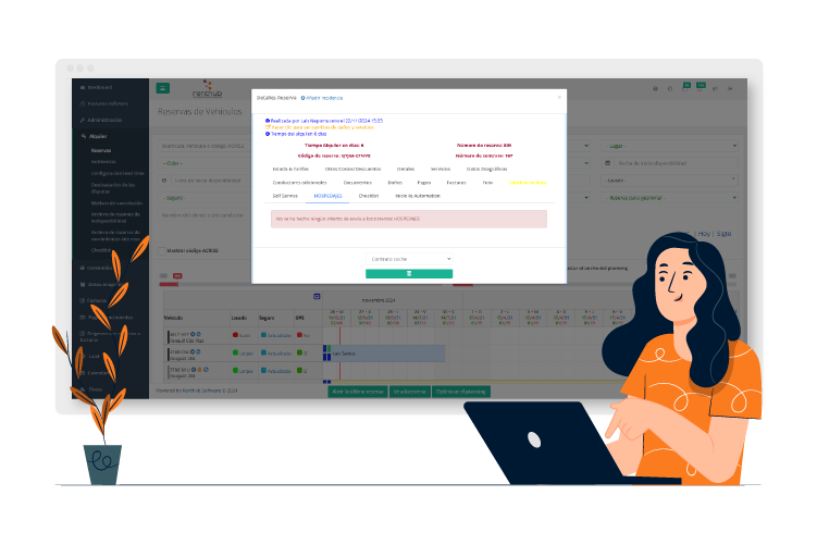 Hospedajes software alquiler vehiculos